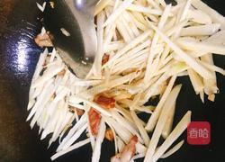 肉丝炒茭白丝的做法图解6