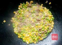 清新小炒（玉米毛豆炒肉沫）的做法图解8