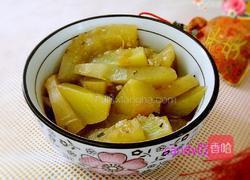 蒜粒豆豉炒南瓜的做法图解7