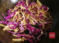 辣炒五彩肉丝的做法图解6