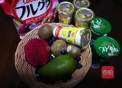 五彩冻酸奶的做法图解1