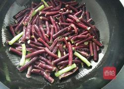 清炒乡里红豆角的做法图解2