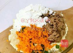 猪肝豆腐饼的做法图解5