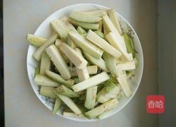肉末茄条的做法图解2