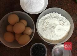 黄油芝麻鸡蛋卷的做法图解1