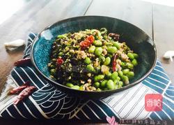 雪菜毛豆炒肉沫的做法图解14