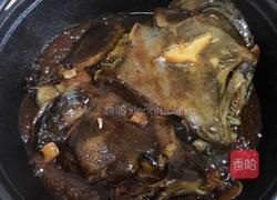 红烧蝶鱼头的做法图解6