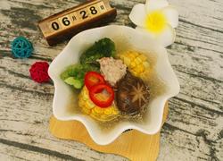 海鲜丸子蔬菜汤