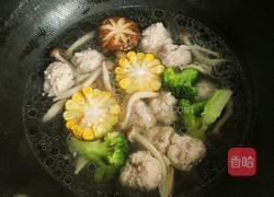 海鲜丸子蔬菜汤的做法图解13
