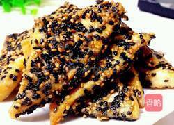 香煎芝麻豆腐的做法图解8