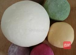 蔬菜汁寿桃（花馍馒头）的做法图解1