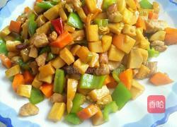 杏鮑茹炒肉丁的做法图解8