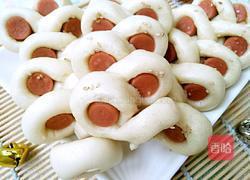 火腿面包卷（馒头版）的做法图解1