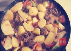 西葫土豆炖排骨的做法图解4