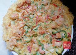 青椒虾煎蛋的做法图解5