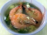 鲜虾瑶柱苦瓜鸡蛋汤的做法[图]