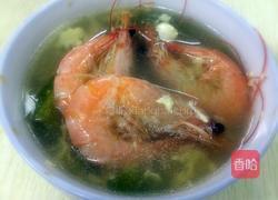 鲜虾瑶柱苦瓜鸡蛋汤的做法图解8