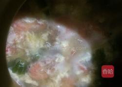 鲜虾瑶柱苦瓜鸡蛋汤的做法图解7