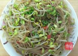 炝炒黄豆芽的做法图解3