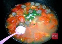 番茄丸子汤的做法图解6