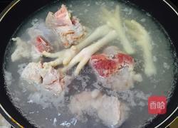 黑沙海参冬菇猪骨炖汤的做法图解4