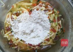 土豆腊肠什锦饼的做法图解5