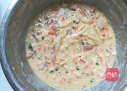 土豆腊肠什锦饼的做法图解6