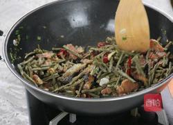 干豇豆炒腊肉 的做法图解4