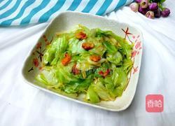 猪油渣炒卷心菜的做法图解8