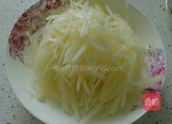 五彩炒素丝的做法图解2