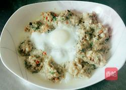 肉丸蒸蛋的做法图解4
