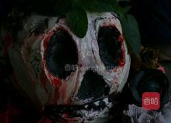 恐怖骷颅头蛋糕的做法图解3