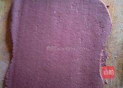 紫薯双色馒头的做法图解4