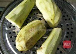 蒜香手撕茄子的做法图解2