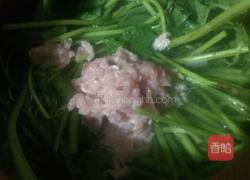 白苋菜拍蒜肉丝汤的做法图解6