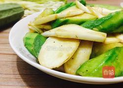 清炒茭白丝瓜的做法图解13