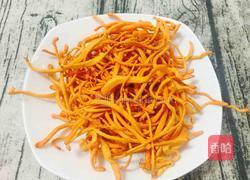 虫草花冬菇蒸鸡肉的做法图解3