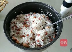 红豆花生糯米粽的做法图解3
