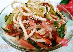 西红柿拌面的做法图解1