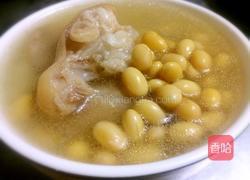 水蜜桃黄豆猪手汤的做法图解8