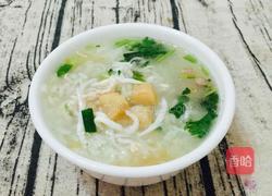 干贝冬菜银鱼粥(潮汕经典海鲜粥)的做法图解11