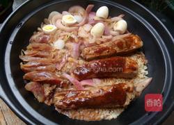 黑椒排骨腊味煲仔饭的做法图解13