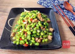 肉丁毛豆米的做法图解13