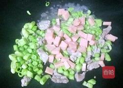豆角火腿炒饭的做法图解8