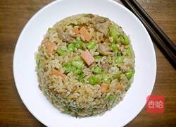 豆角火腿炒饭的做法图解13