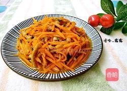 胡萝卜炒肉丝的做法图解12