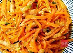 胡萝卜炒肉丝的做法图解11