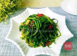 炝炒红薯叶的做法图解6