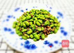 青豆肉沫 毛豆肉沫的做法图解6