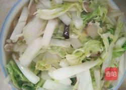 炒小白菜的做法图解5